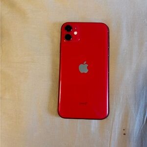 Apple iPhone in Bold Red Glass Finish